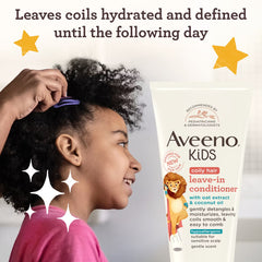 Aveeno Kids' Coily Hair Leave In Conditioner - 8 fl oz