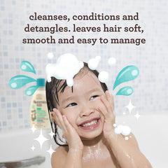Aveeno Kids' 2-in-1 Hydrating Shampoo & Conditioner, Gently Cleanses, Conditions & Detangles Kids Hair - 12 fl oz