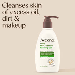 Aveeno Daily Moisture Oily Skin Cleanser - 12 fl oz