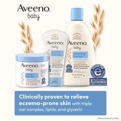 Aveeno Baby Eczema Therapy Nighttime Moisturizing Balm, Soothes & Relieves Dry, Itchy Skin -11oz