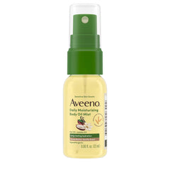 Aveeno Daily Moisturizing Body Oil Mist with Oat and Jojoba Oil - Hypoallergenic - Cocoa Butter Vanilla Scent- .8 fl oz