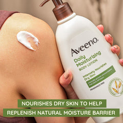 Aveeno Daily Moisture Lotion with Soothing Oats and Rich Emollients - Fragrance Free - 33 fl oz
