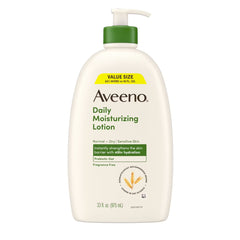 Aveeno Daily Moisture Lotion with Soothing Oats and Rich Emollients - Fragrance Free - 33 fl oz
