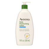 Aveeno Sheer Hydration Daily Moisturizing Body Lotion, 18 fl oz: Unscented, Pump Bottle, Recommended for Dry Skin