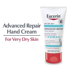 Eucerin Advanced Repair Hand Cream Unscented - 2.7oz/1ct: Moisturizing, Damage Repair, Contains Ceramides