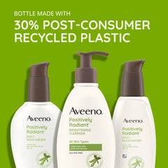 Aveeno Positively Radiant Daily Face Moisturizer - SPF15 - 4oz: Hypoallergenic, Oil-Free, Noncomedogenic, For Normal to Dry Skin