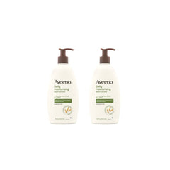 Aveeno 2 Pack/18oz Each Daily Moisturizing Lotion For Dry Skin, Fragrance-Free