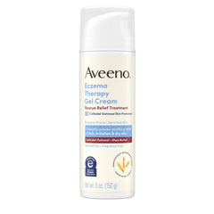 Aveeno Eczema Therapy Rescue Relief Treatment Body Gel Cream - 5 fl oz