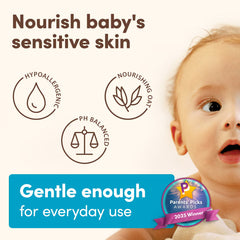 Aveeno Baby Gentle Wash & Shampoo with Oat Extract For Sensitive Hair & Skin - Lightly Scented - 33 fl oz