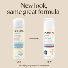 Aveeno Eczema Therapy Rescue Relief Treatment Body Gel Cream - 5 fl oz