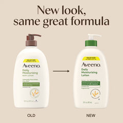 Aveeno Daily Moisture Lotion with Soothing Oats and Rich Emollients - Fragrance Free - 33 fl oz