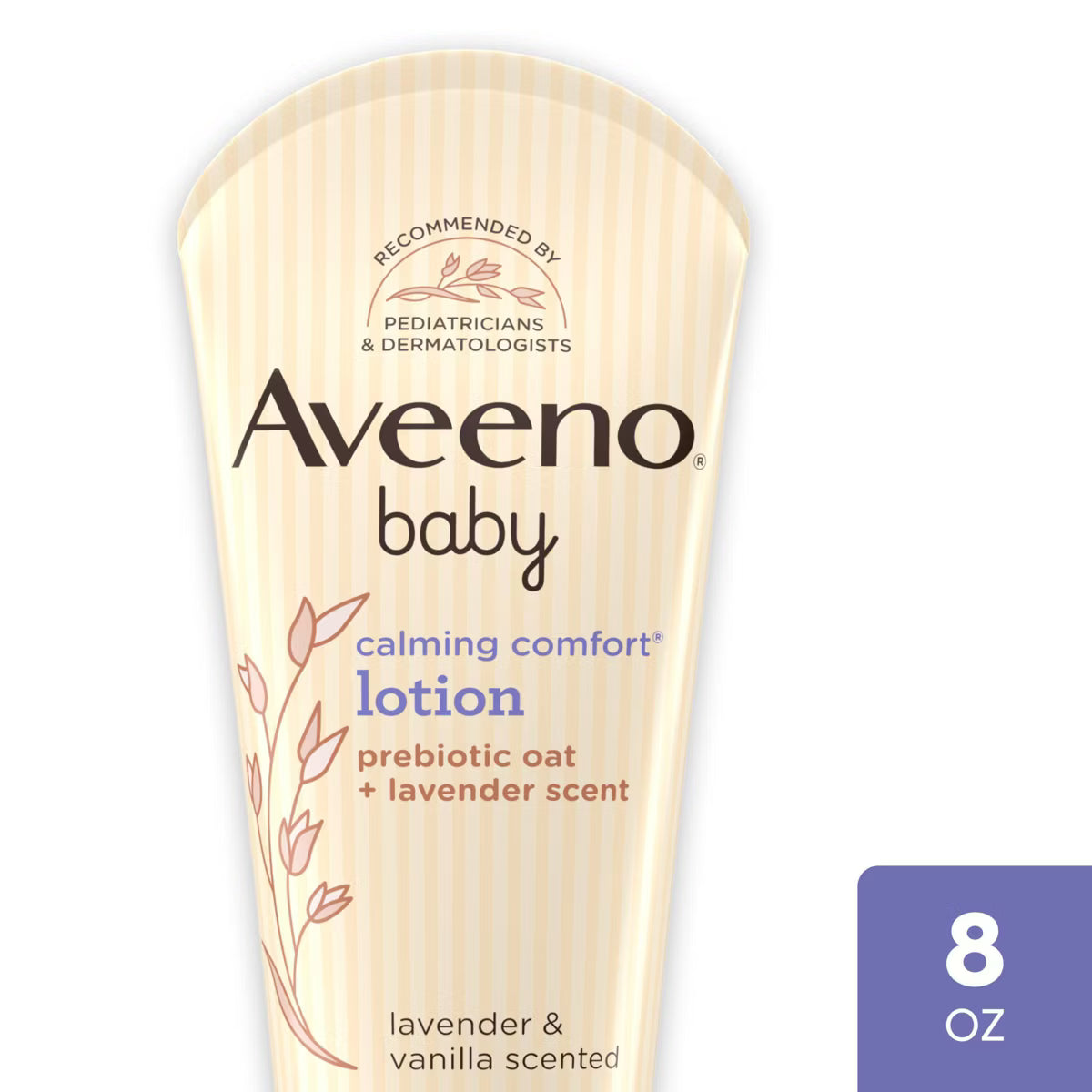 Aveeno Baby Calming Comfort Moisturizing Body Lotion - Lavender & Vanilla Scents - 8 fl oz