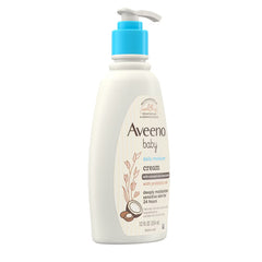 Aveeno Baby Daily Moisturizing Cream with Prebiotic Oat  & Shea Butter - Gentle Coconut Scent - 12 fl oz