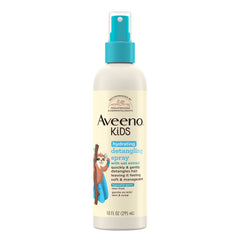 Aveeno Kids' Hydrating Detangling Spray with Oat Extract, Suitable for Skin & Scalp - Light Fragrance - 10 fl oz
