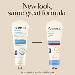 Aveeno Eczema Therapy Daily Soothing Eczema Relief Steroid-Free Body Cream Fragrance-Free - 7.3oz